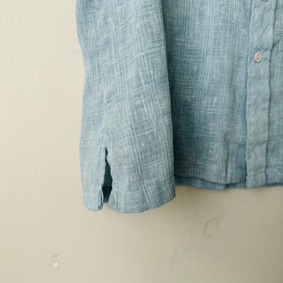 Kennington coastal lightweight breathable blue Button Shirt Men's XL - Picture 3 of 9